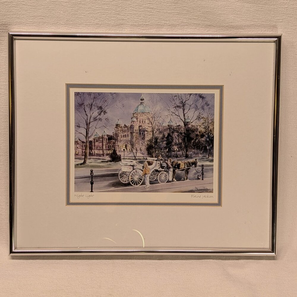 Blaine Jackson "Night Light" Print Framed